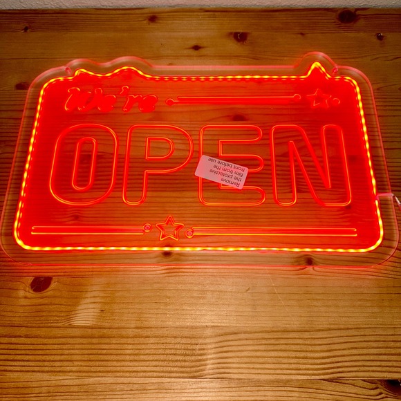 LED Open Sign‎ Business Store Window Display Light Multi Color -NIB- - Picture 6 of 7